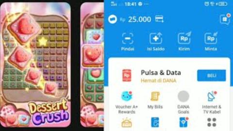 Dessert Crush Game Penghasil Saldo DANA Gratis